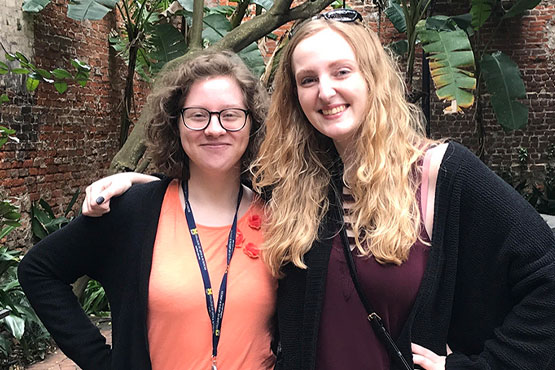 Dahlia Kassel and Sabrina Dougherty