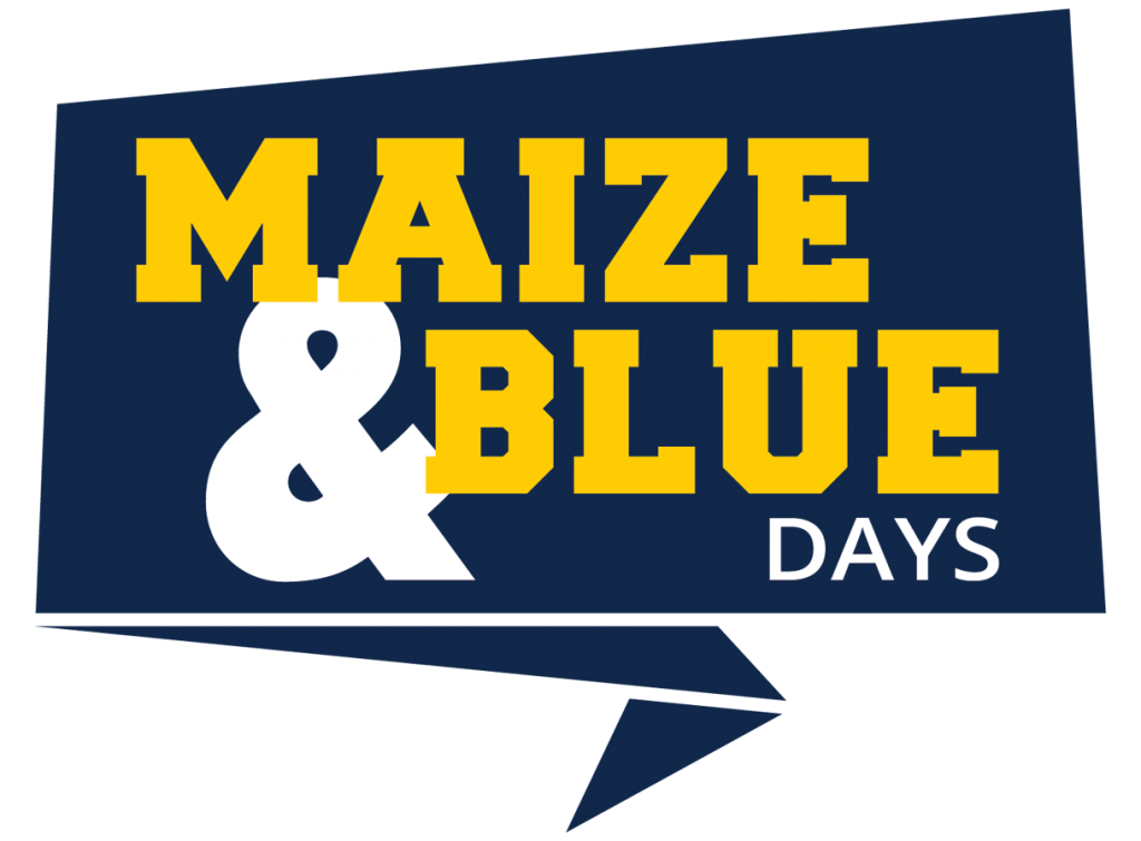 Maize & Blue Days logo