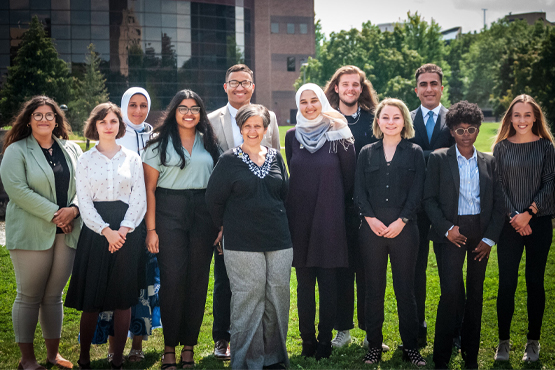 Student Government group photo.