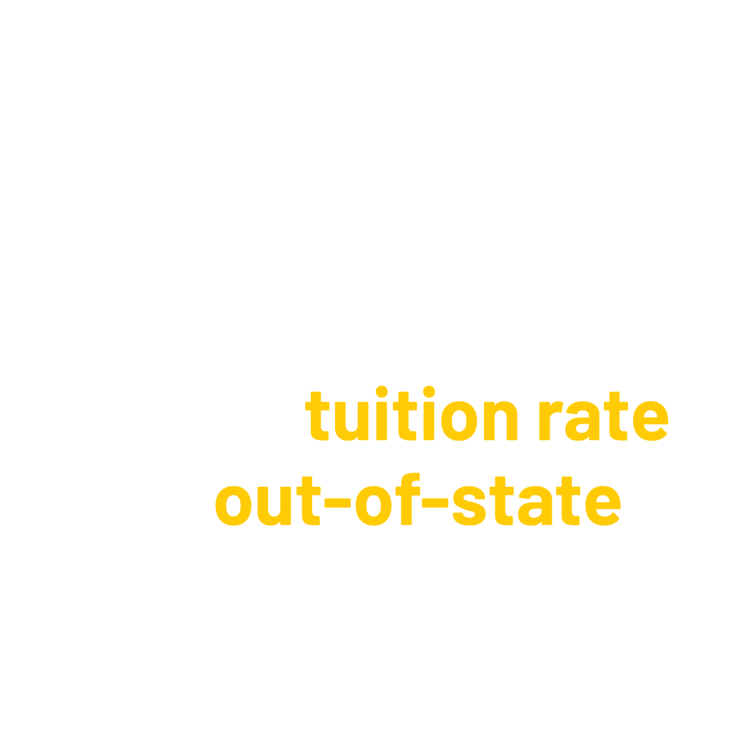 Special tuition rate for out-of-state students graphic.