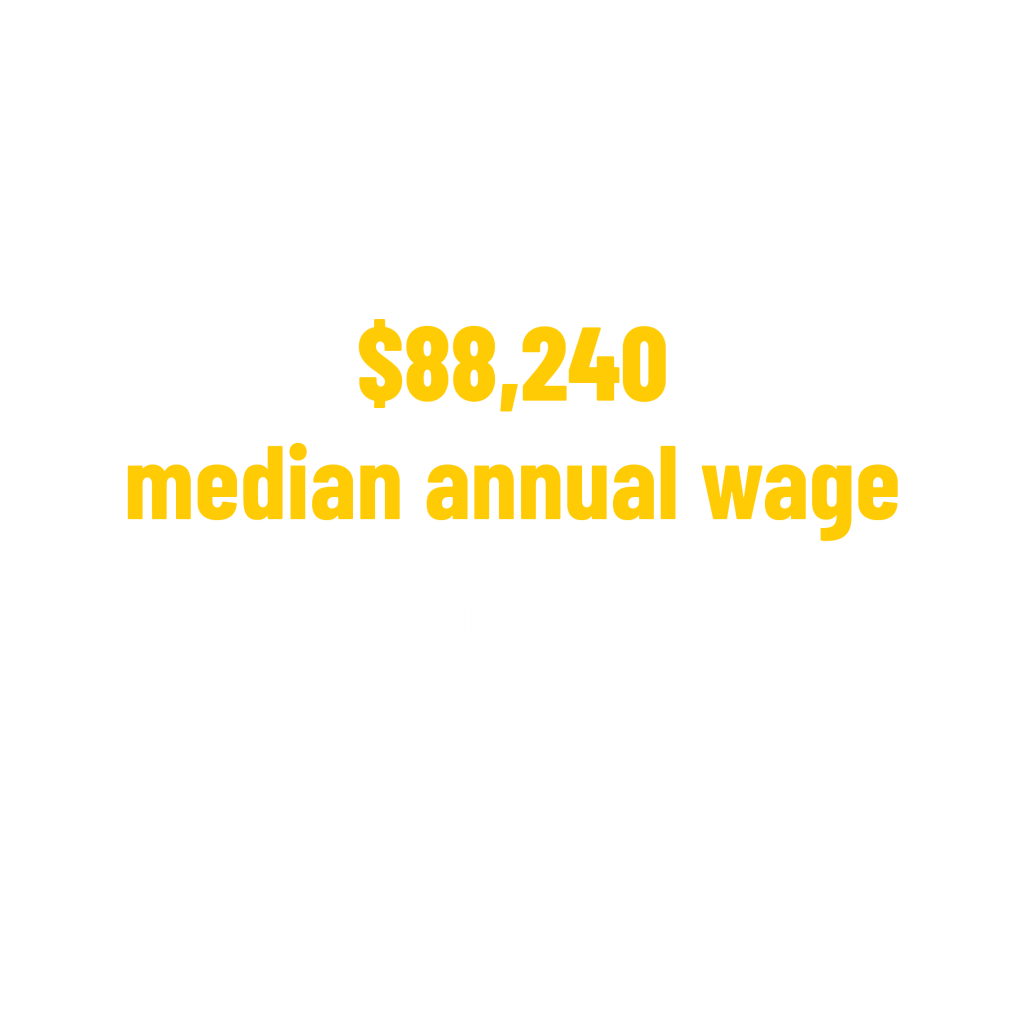$88,240 median annual wage for computer & information technology occupations stat. Bureau of Labor Statistics